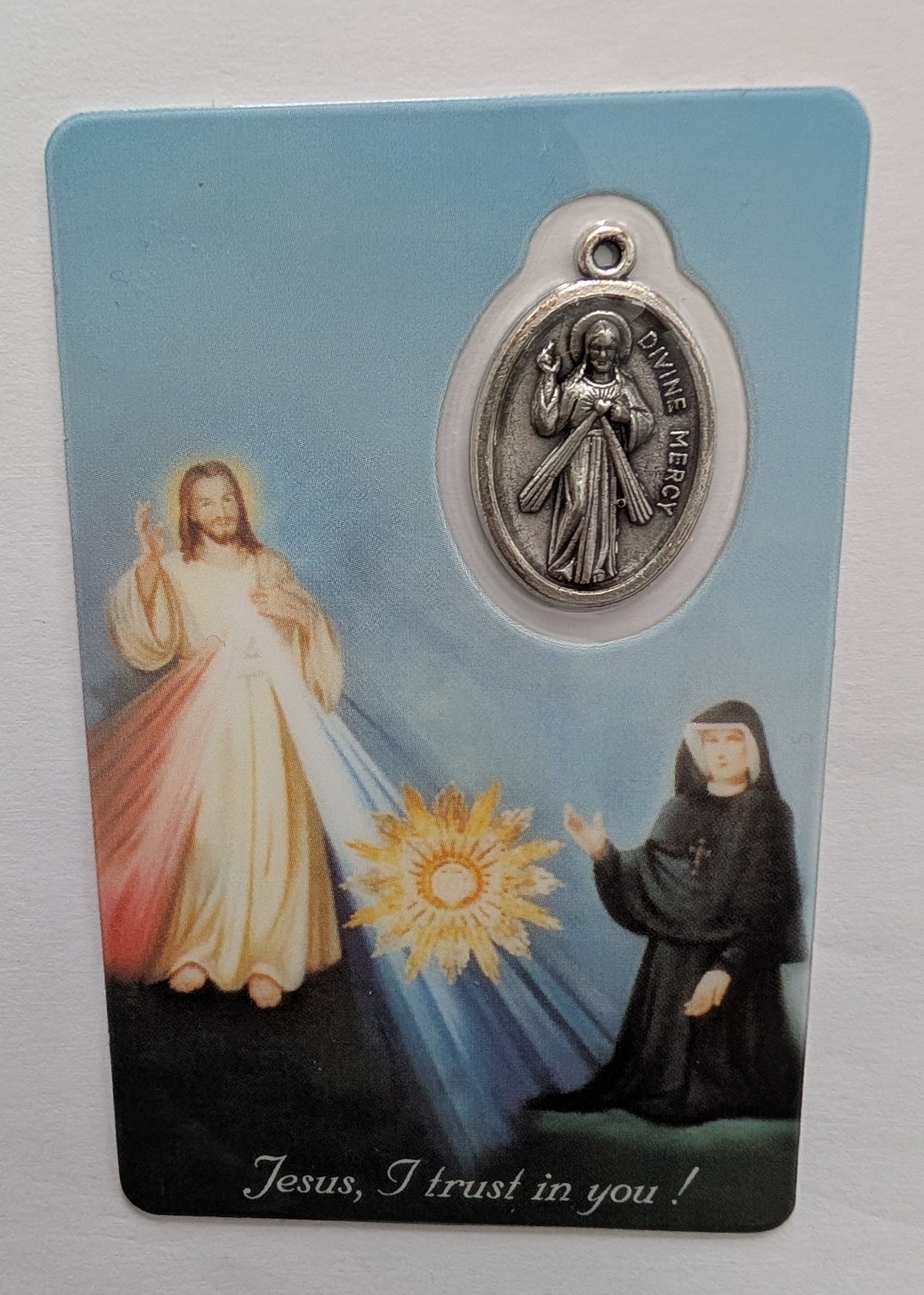 Divine Mercy Chaplet Prayer Card