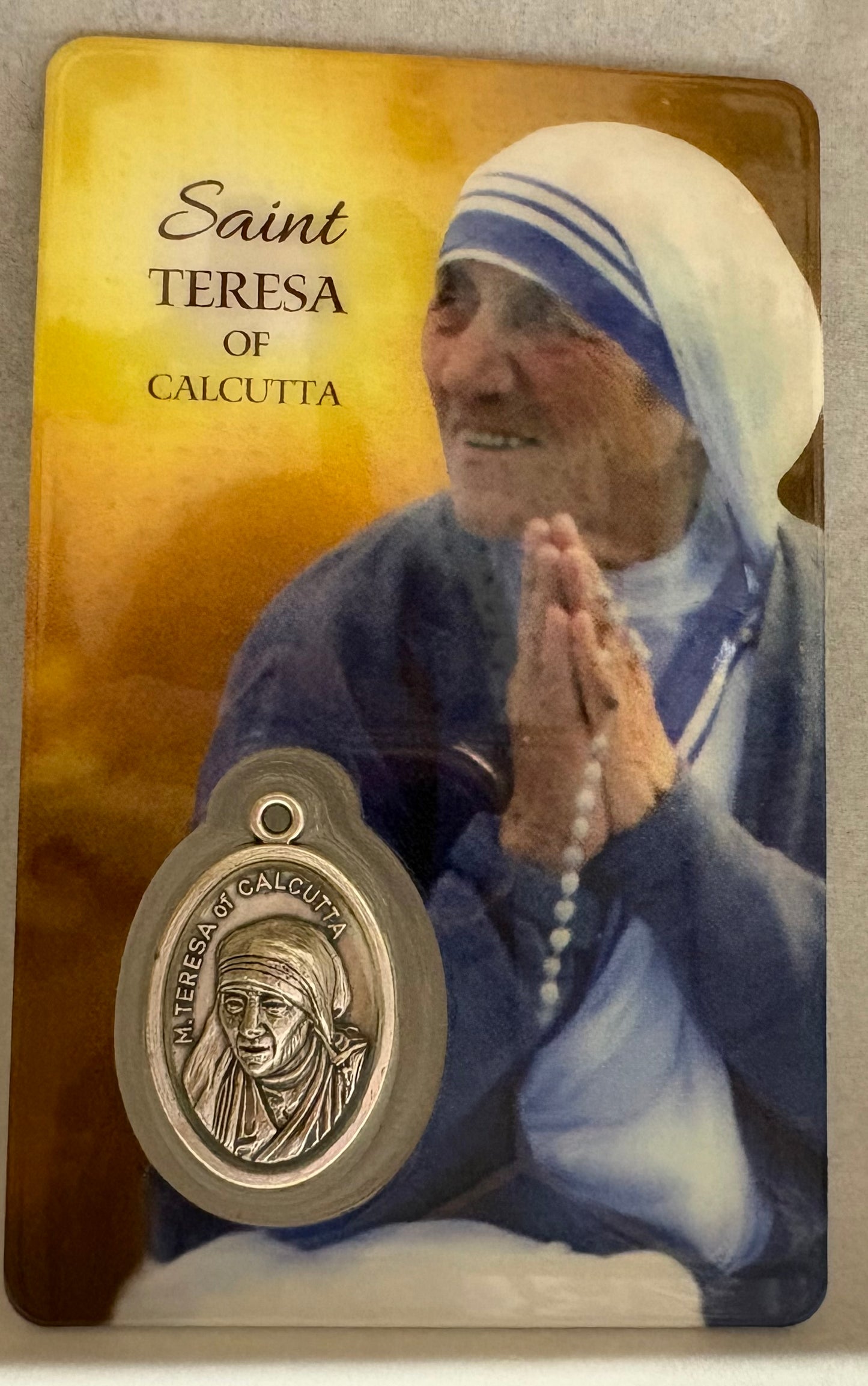 St. Teresa of Calcutta Prayer Card