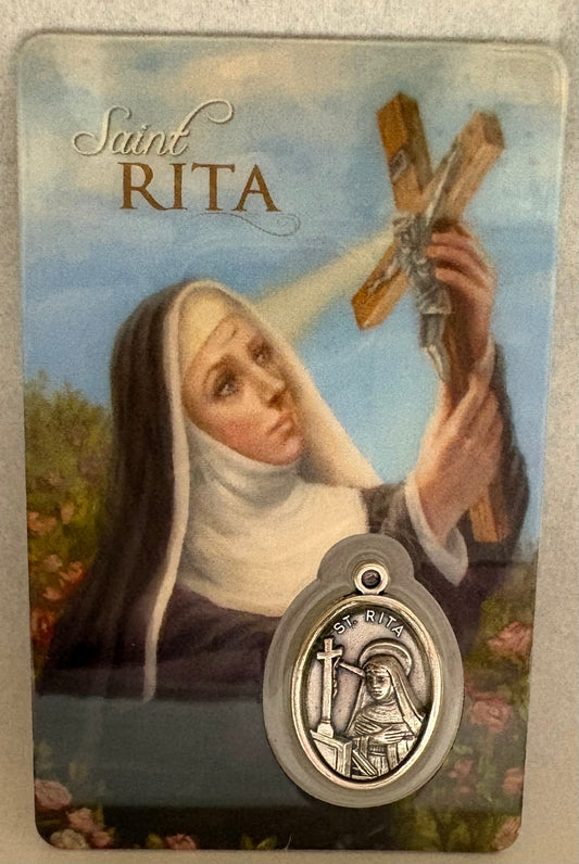 St. Rita Prayer Card