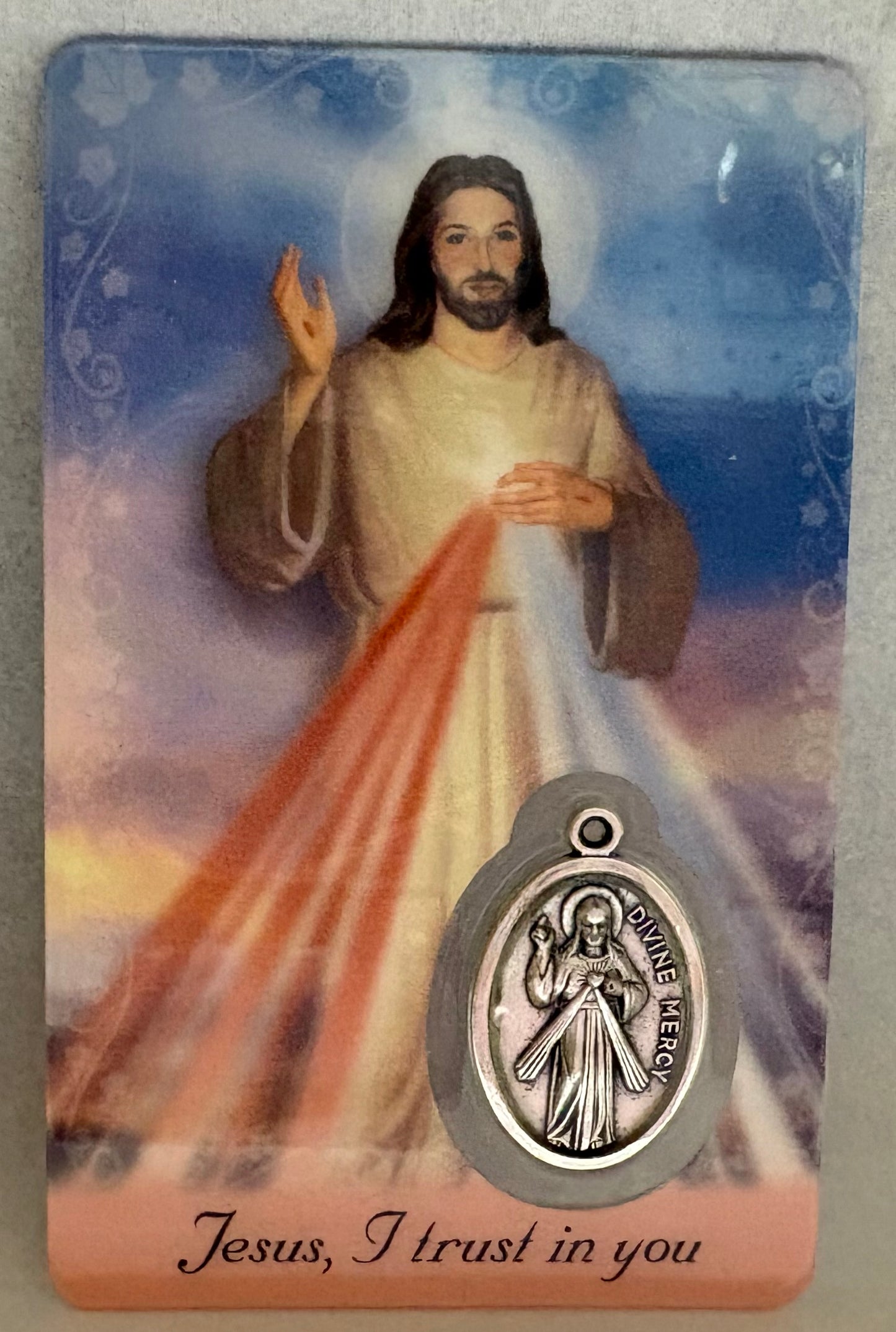 Divine Mercy Prayer Card