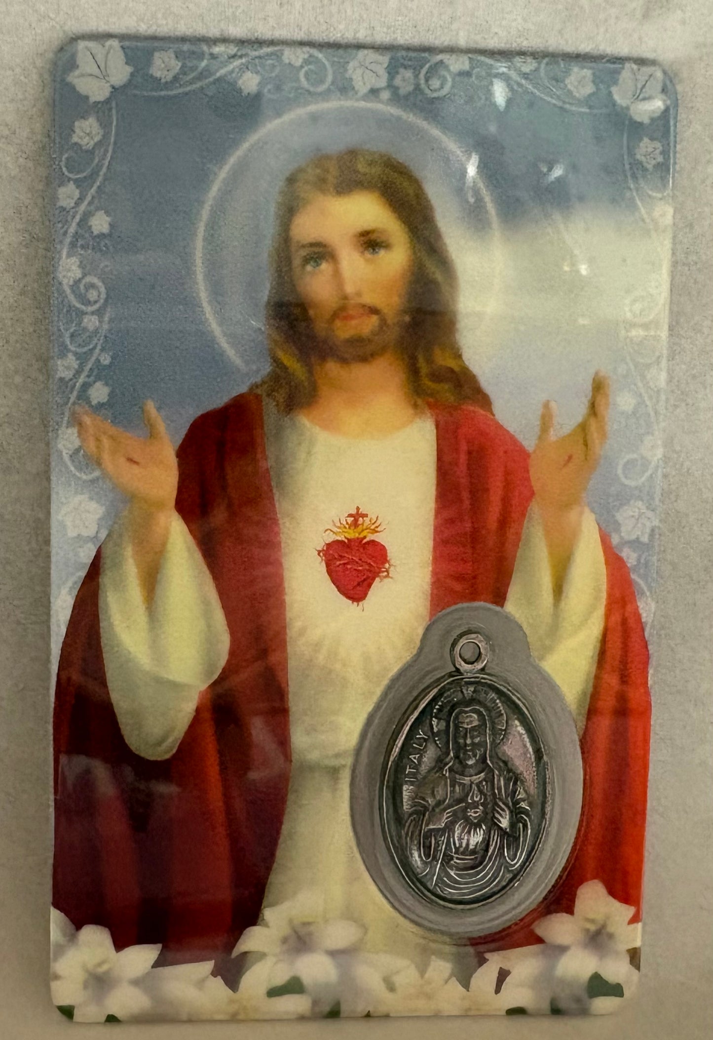 Sacred Heart Of Jesus Prayer Card