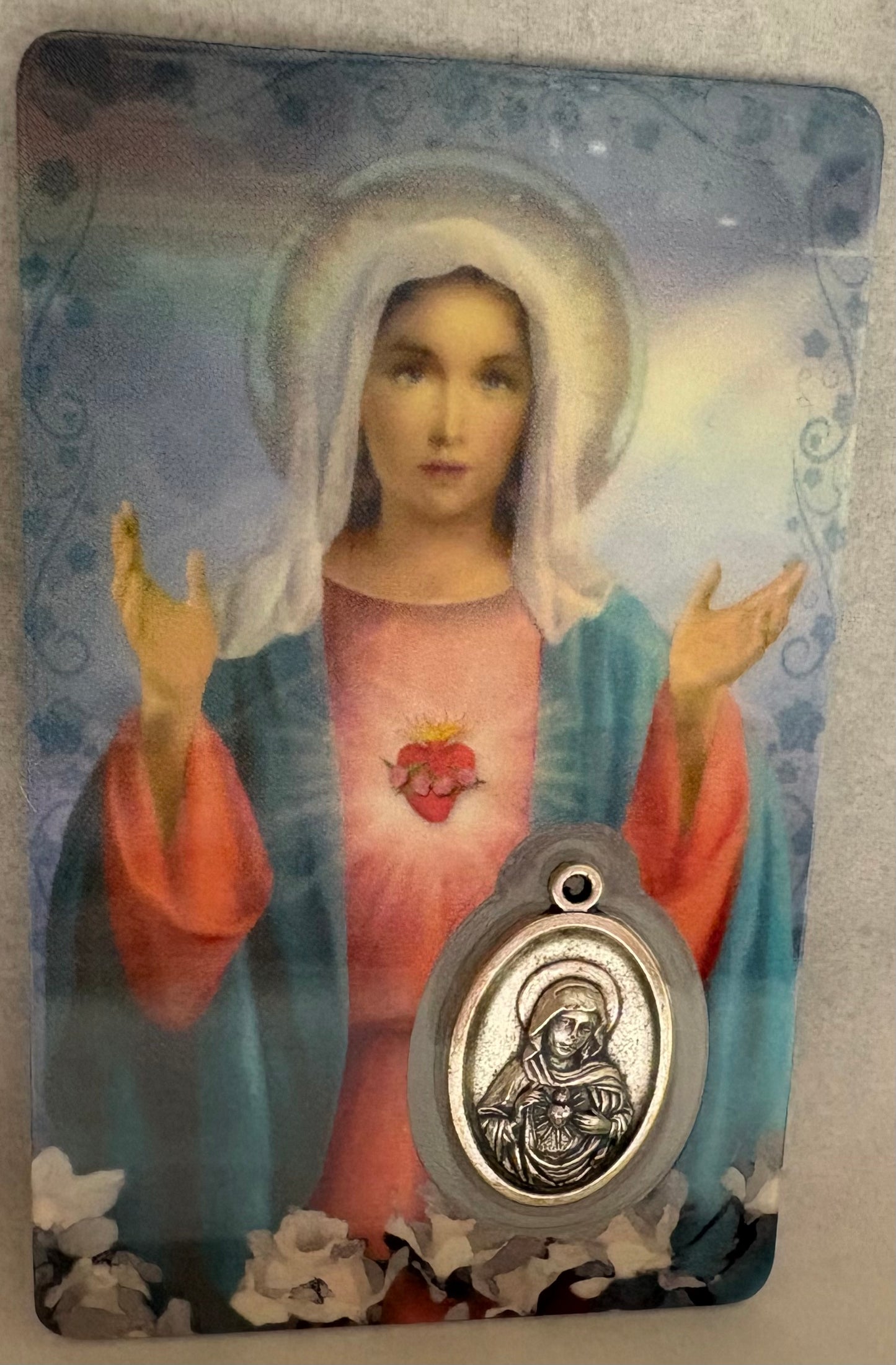 Immaculate Heart of Mary Prayer Card