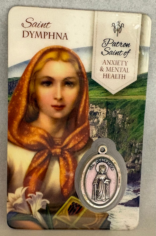 St. Dymphna Prayer Card