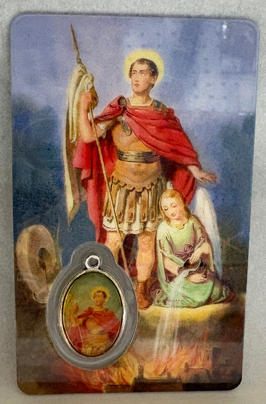 St. Florian Prayer Card