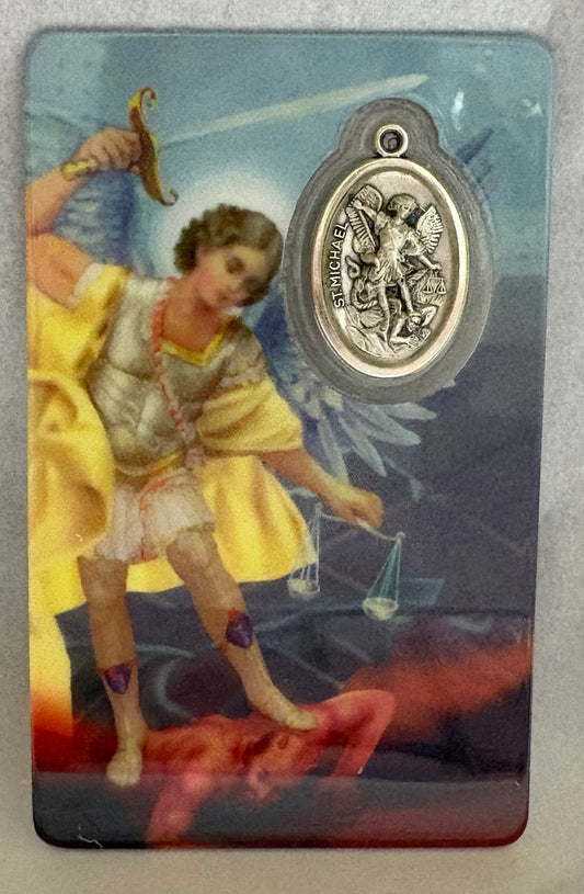 St. Michael Prayer Card