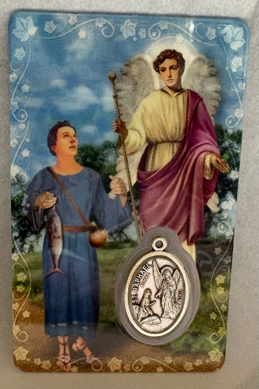 St. Raphael Prayer Card