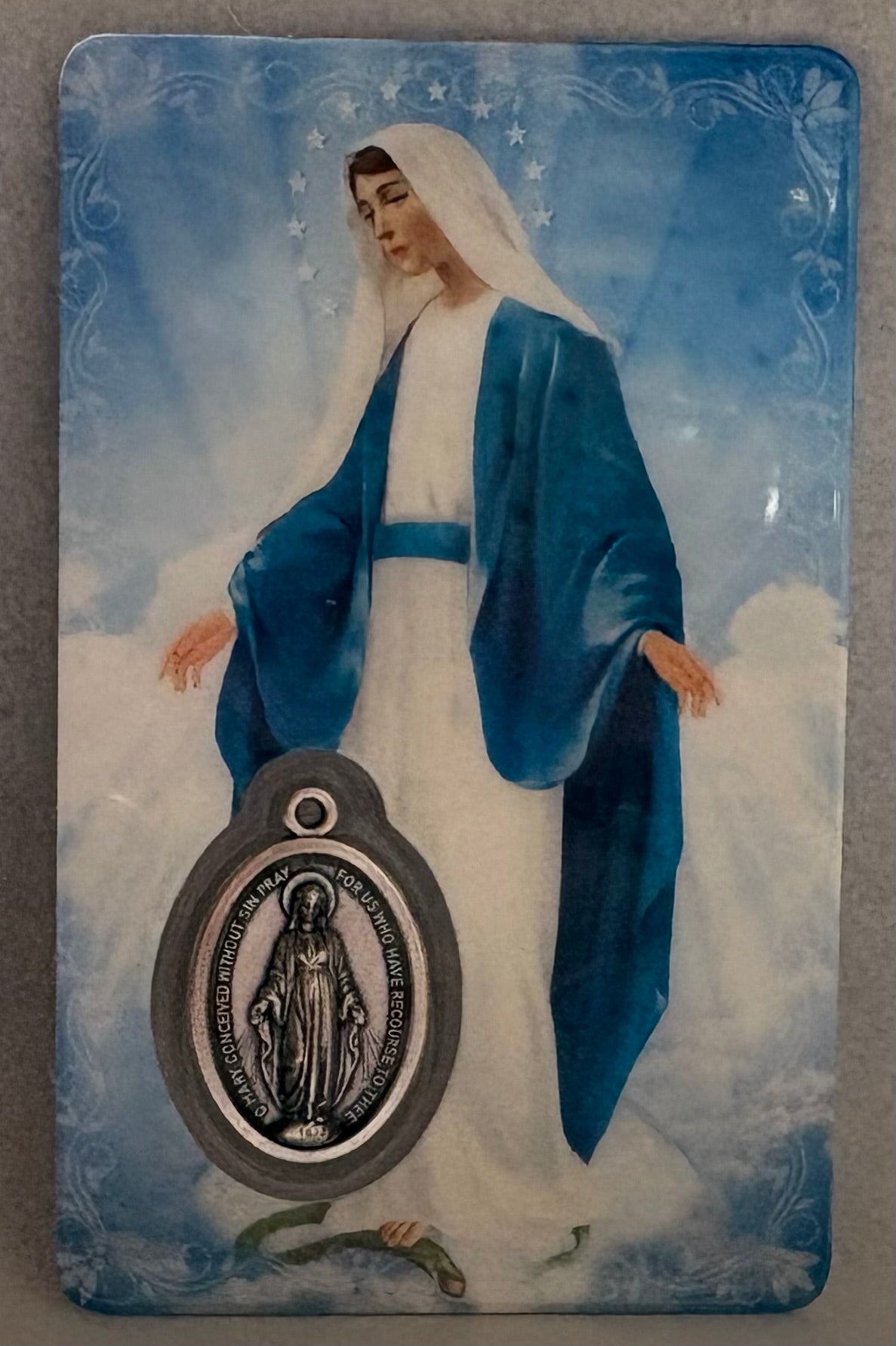 Our Lady of Grace Prayer Card