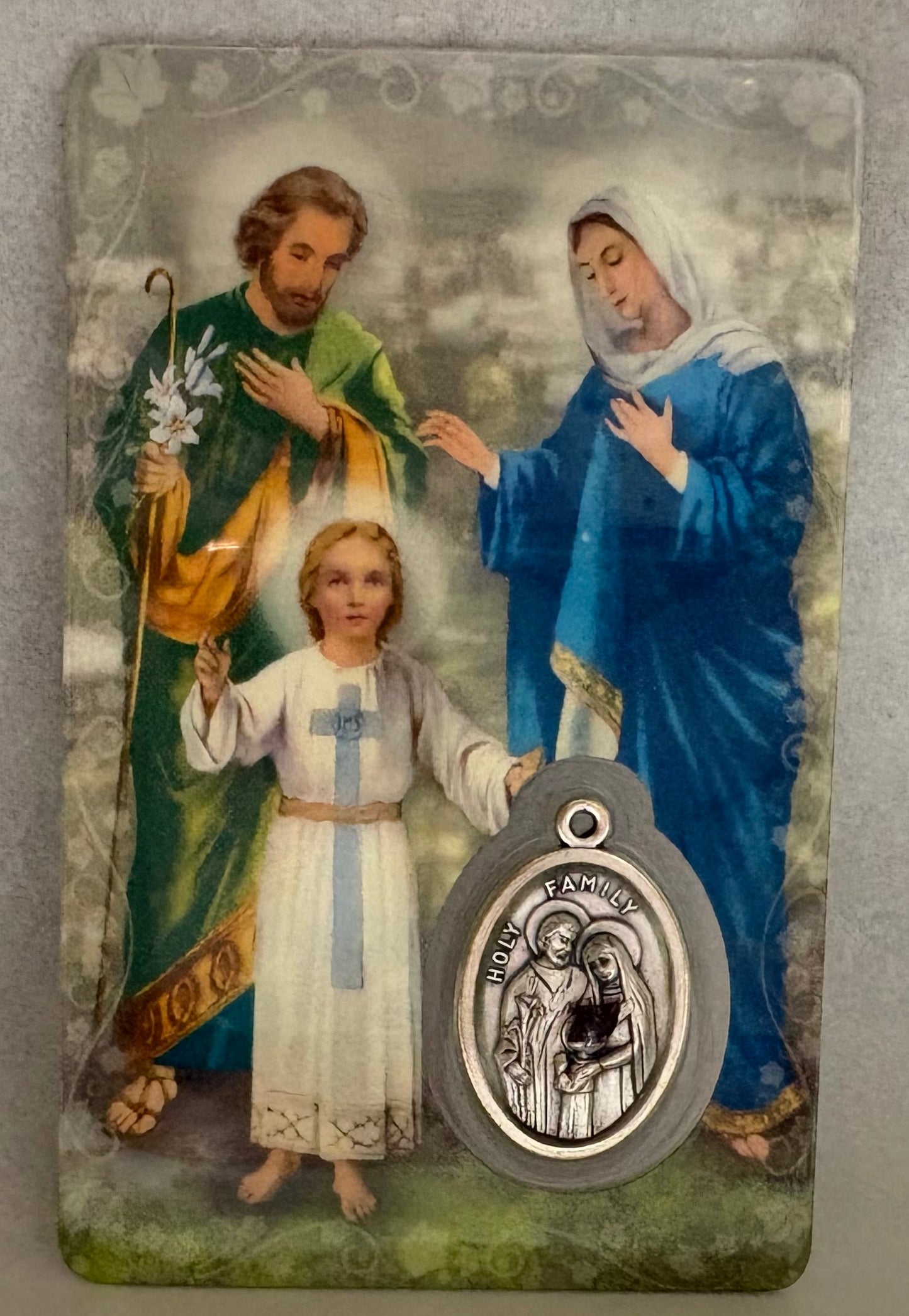 The Holy Family Prayer Card
