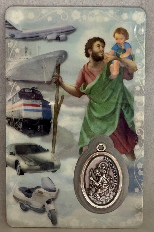 St. Christopher Prayer Card