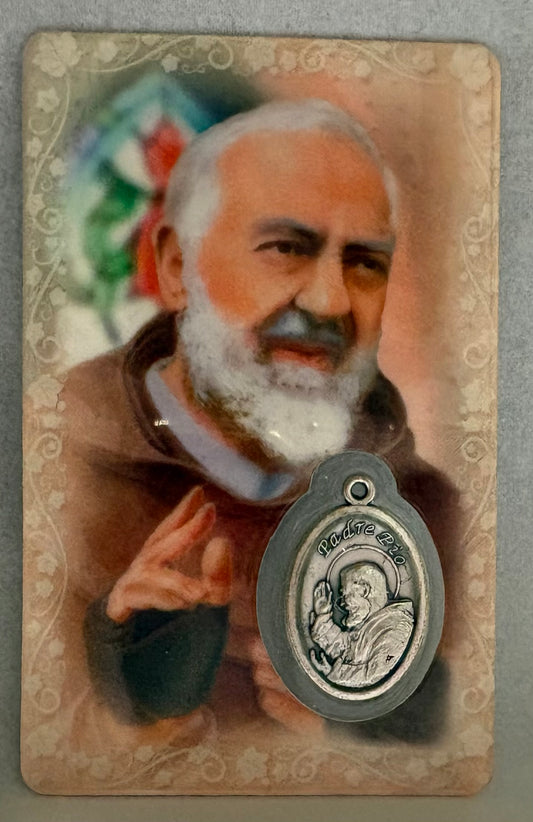 St. Padre Pio Prayer Card