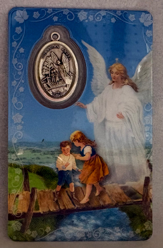 Guardian Angel Prayer Card