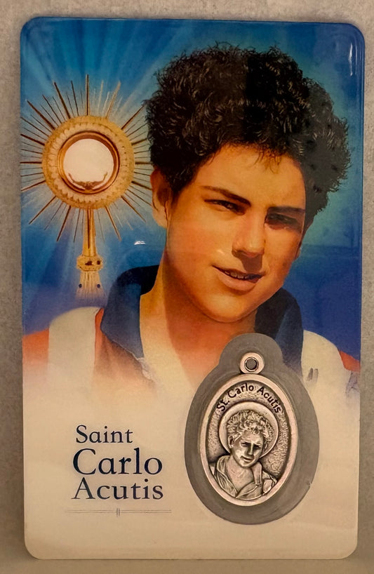 St Carlo Acutis Prayer Card