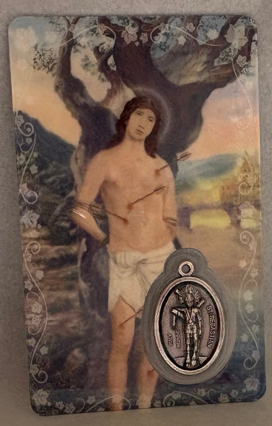 St. Sebastian Prayer Card
