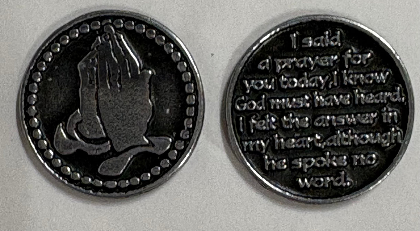 Praying Hands Pocket Token 1 Gift