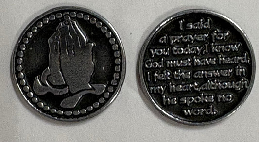 Praying Hands Pocket Token 1 Gift