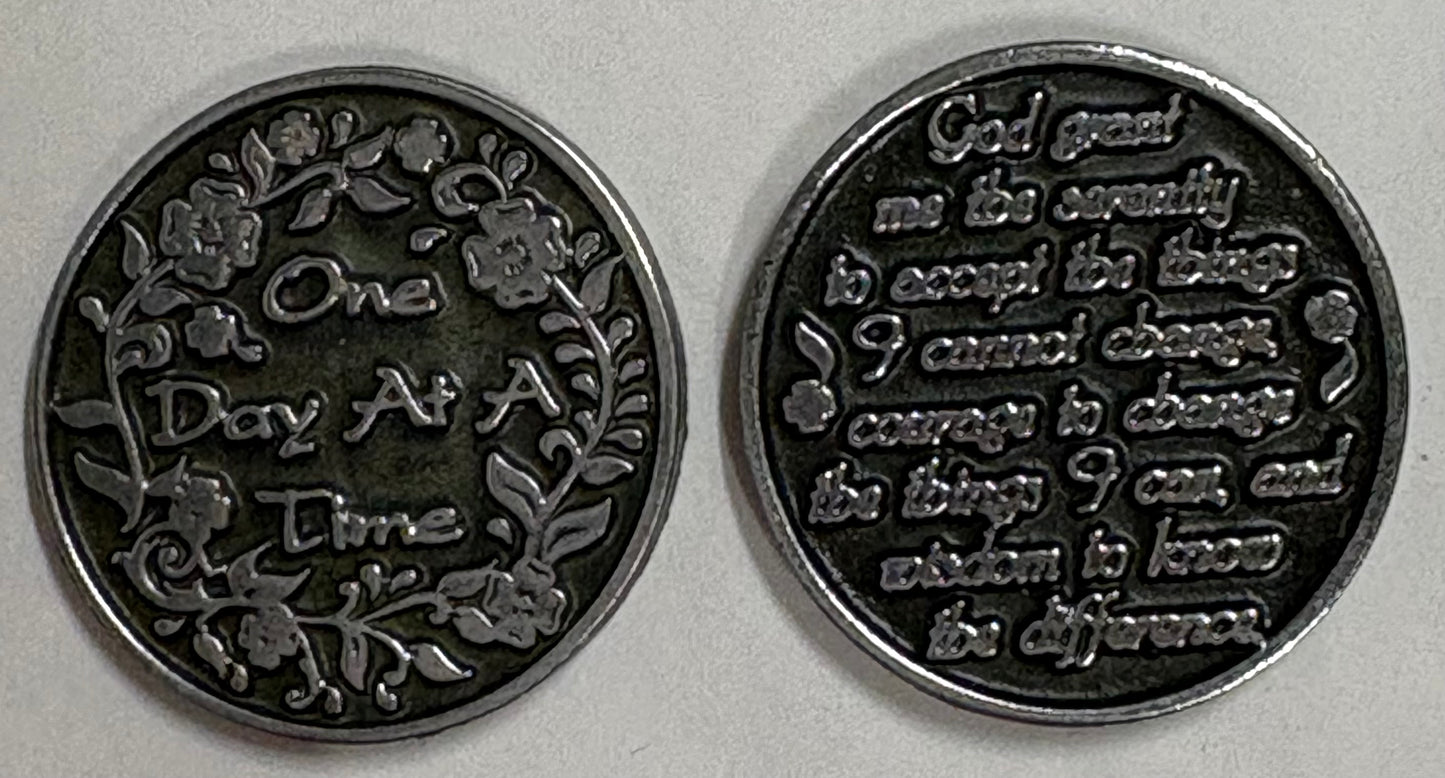 One Day at a Time Pocket Token 1 gift