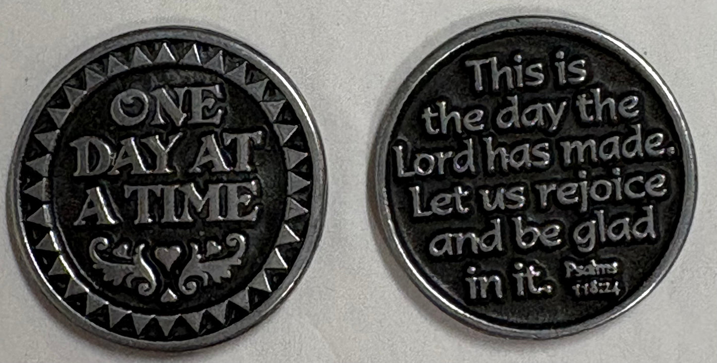 One Day at a Time Pocket Token 2 Gift