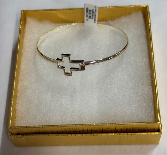 Cross Bangle Jewelry Gift