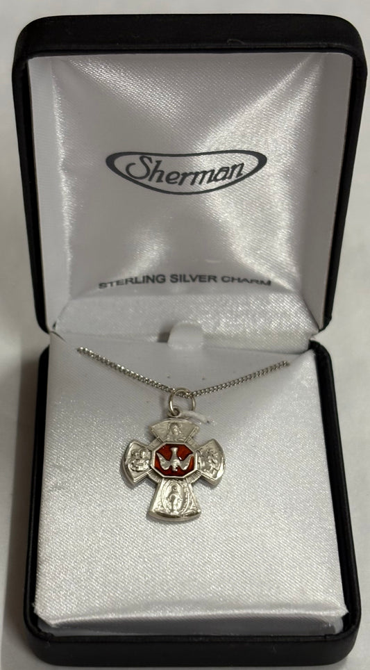 4 Way Stirling Siver Cross Jewelry