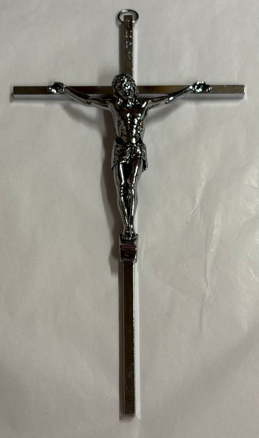 Silver Metal Crucifix