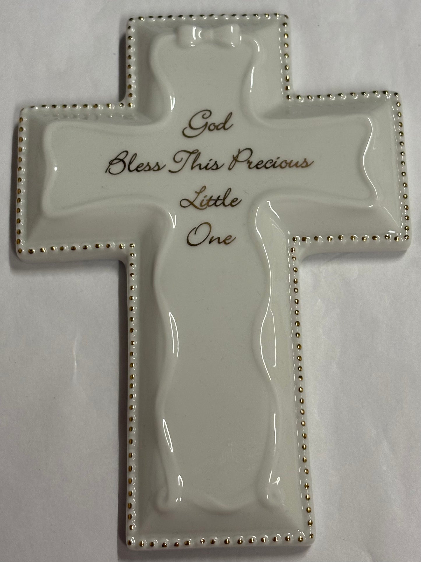 God Bless Wall Cross Baptism