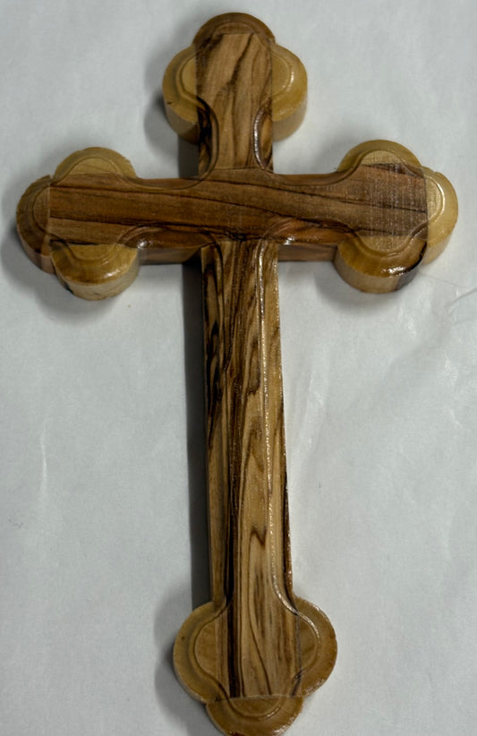 Oriental 5 inch Cross Olivewood