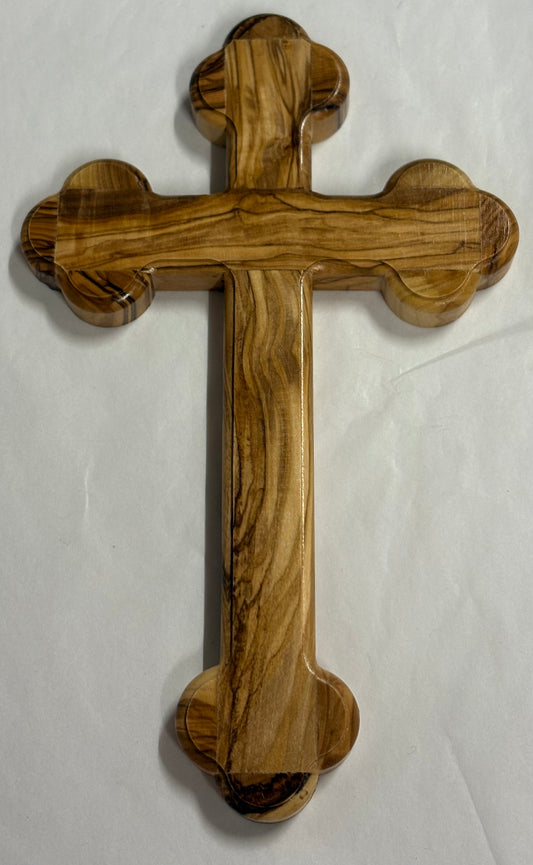 Oriental 8 inch Cross Olivewood