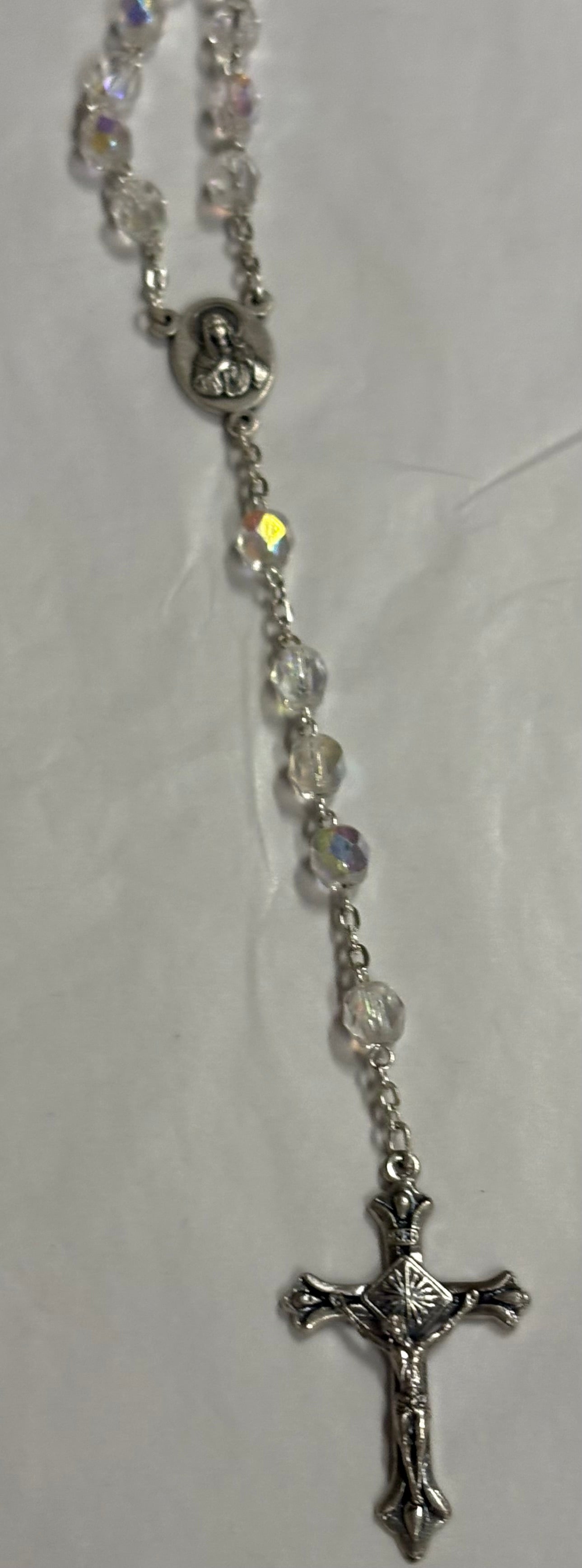 Clear Crystal Rosary