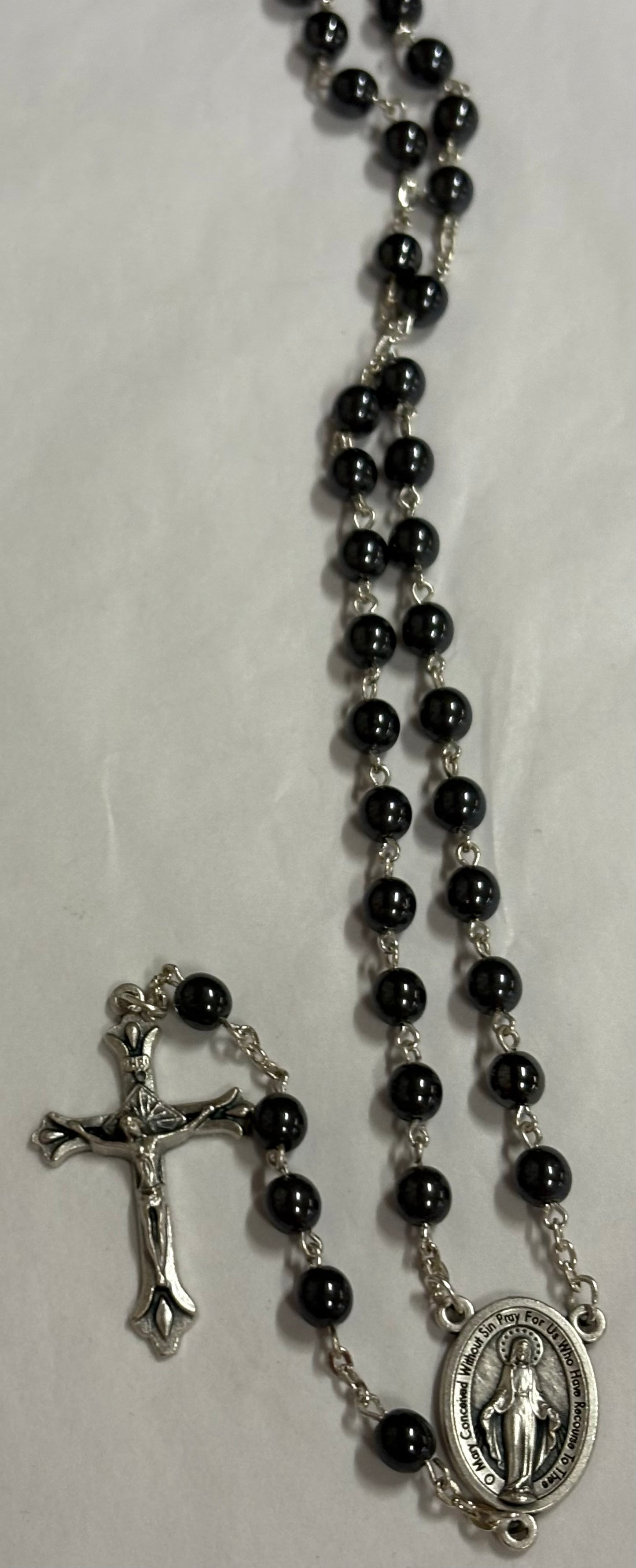 Hematite Stone Rosary