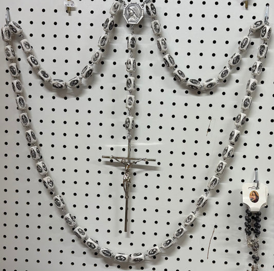 White Wall Rosary