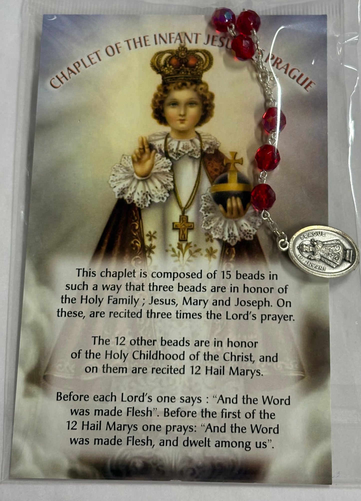 Infant Of Prague Chaplet