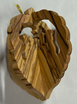3D Ornament 3 Kings Olivewood