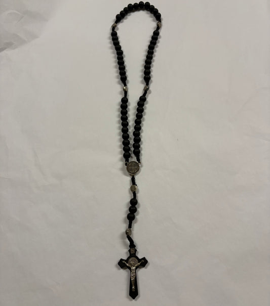 St Benedict Dark Wood Rosary