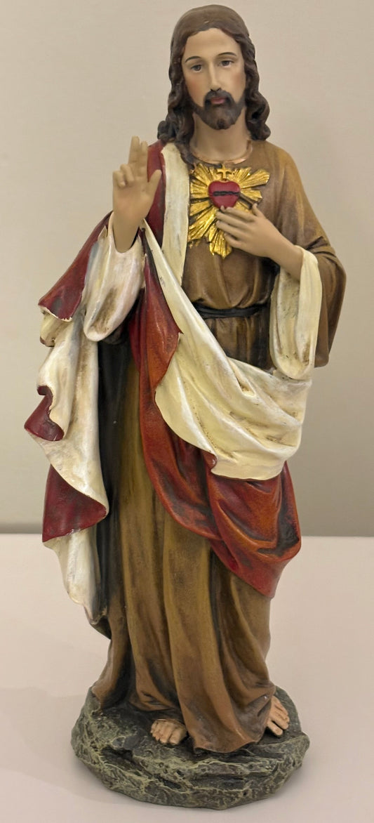 Sacred Heart of Jesus 10.25 Inch Statue