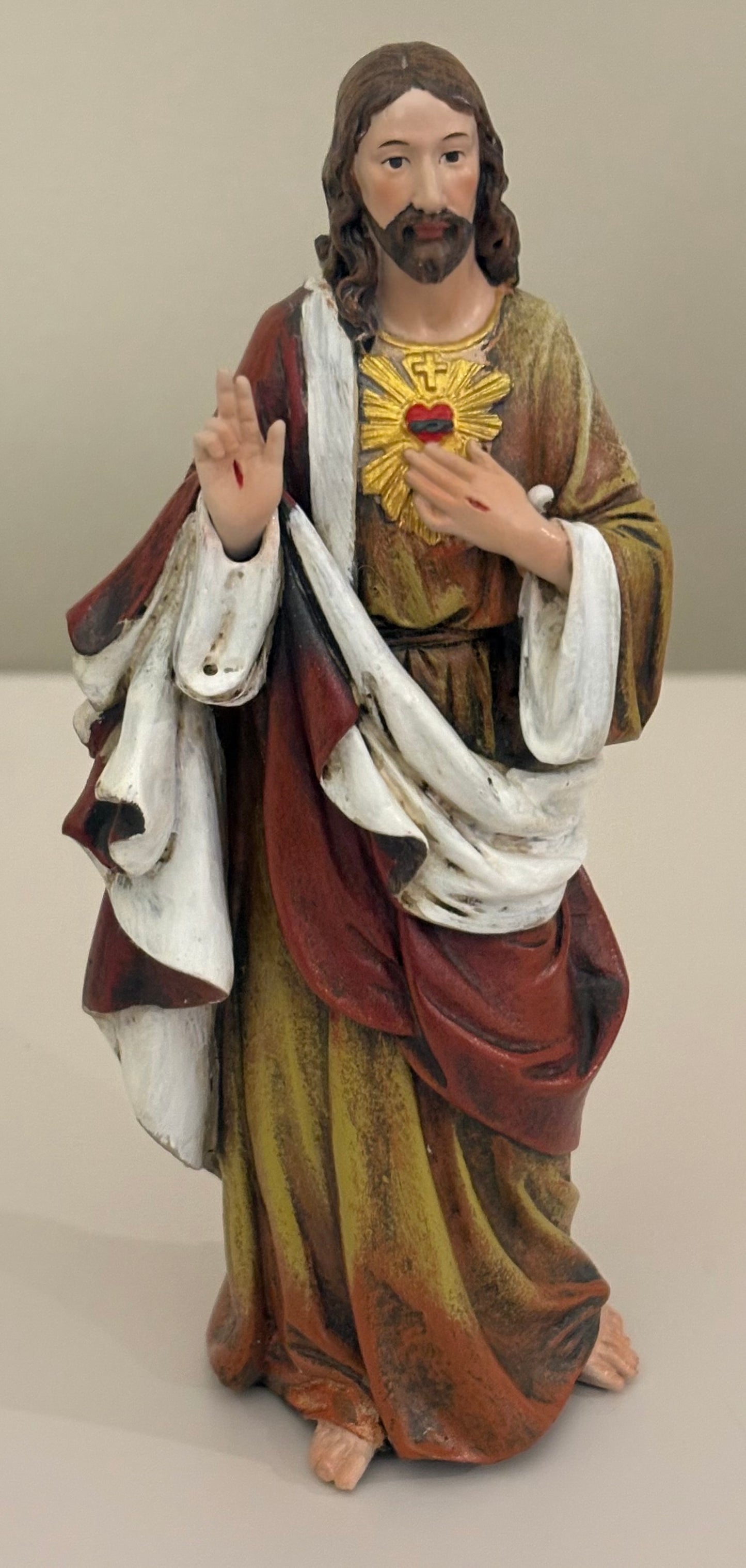Sacred Heart of Jesus 6" Statue