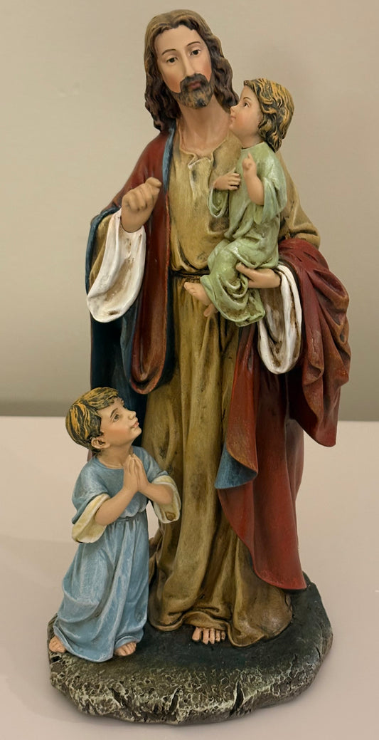 Jesus with the Childdren Statue