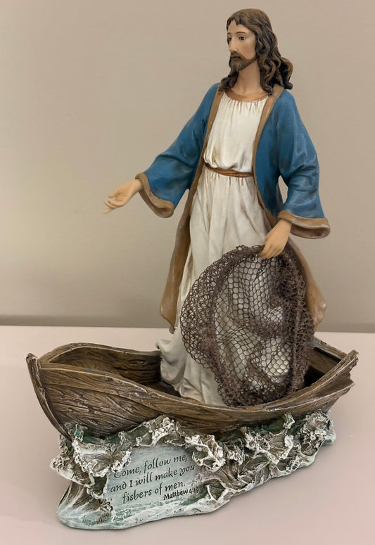 Jesus The Fisherman Statue