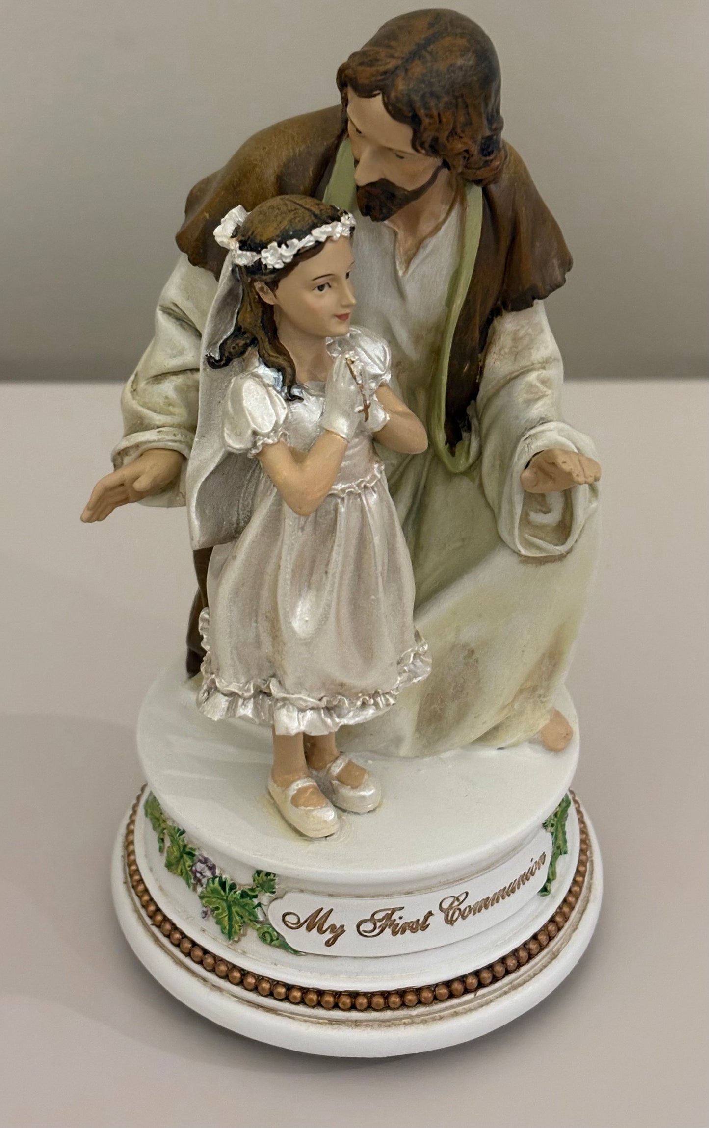 Jesus Standing With Girl Musical First Communion