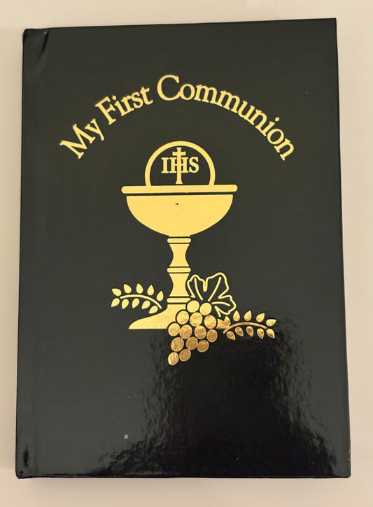 Black Prayer Book First Communion