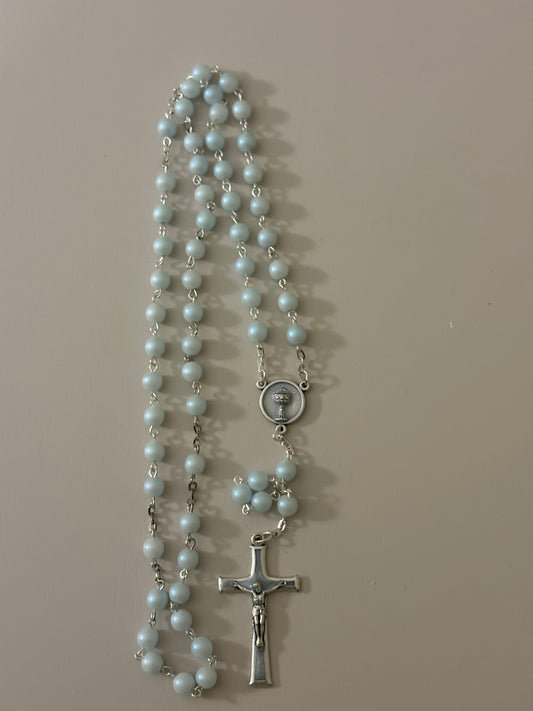 Blue Rosary First Communion