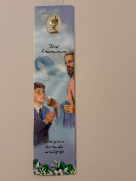 Boy Bookmark First Communion