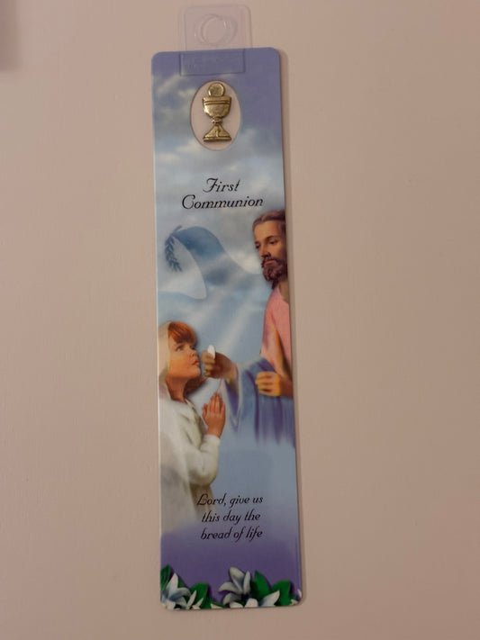 Girl Bookmark First Communion