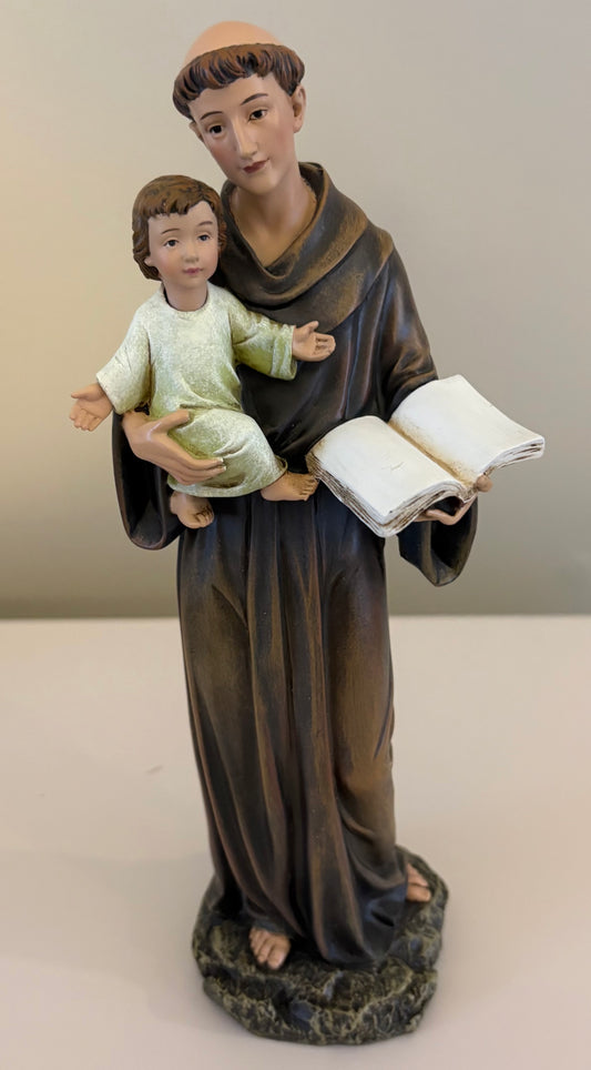 St Anthony 10 Inch Statue