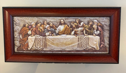 The Last Supper Plaque Statue