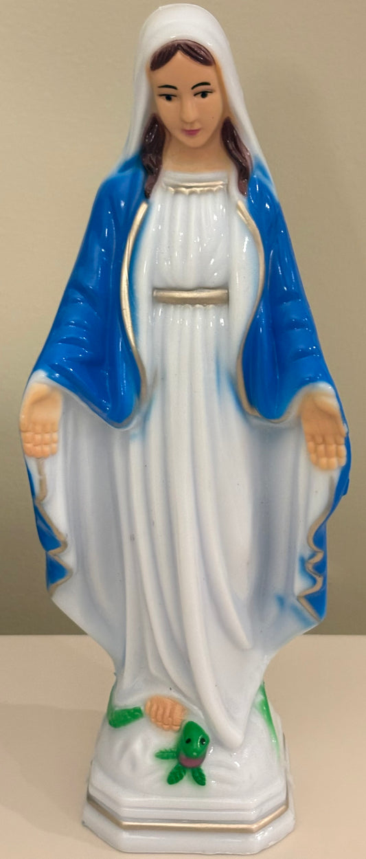 Our Lady Of Grace 10 Inch Plastic Statue