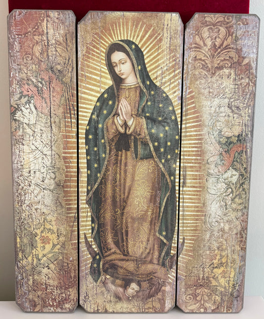 Our Lady of Guadalupe 17 inch Wall Plaque Gift