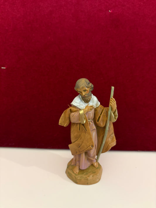 Joseph - Holy Family 5" Resin Fontanini Nativity Figure