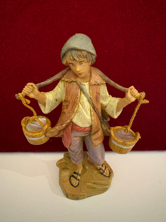 Noah - Water Boy 5" Resin Fontanini Nativity Figure