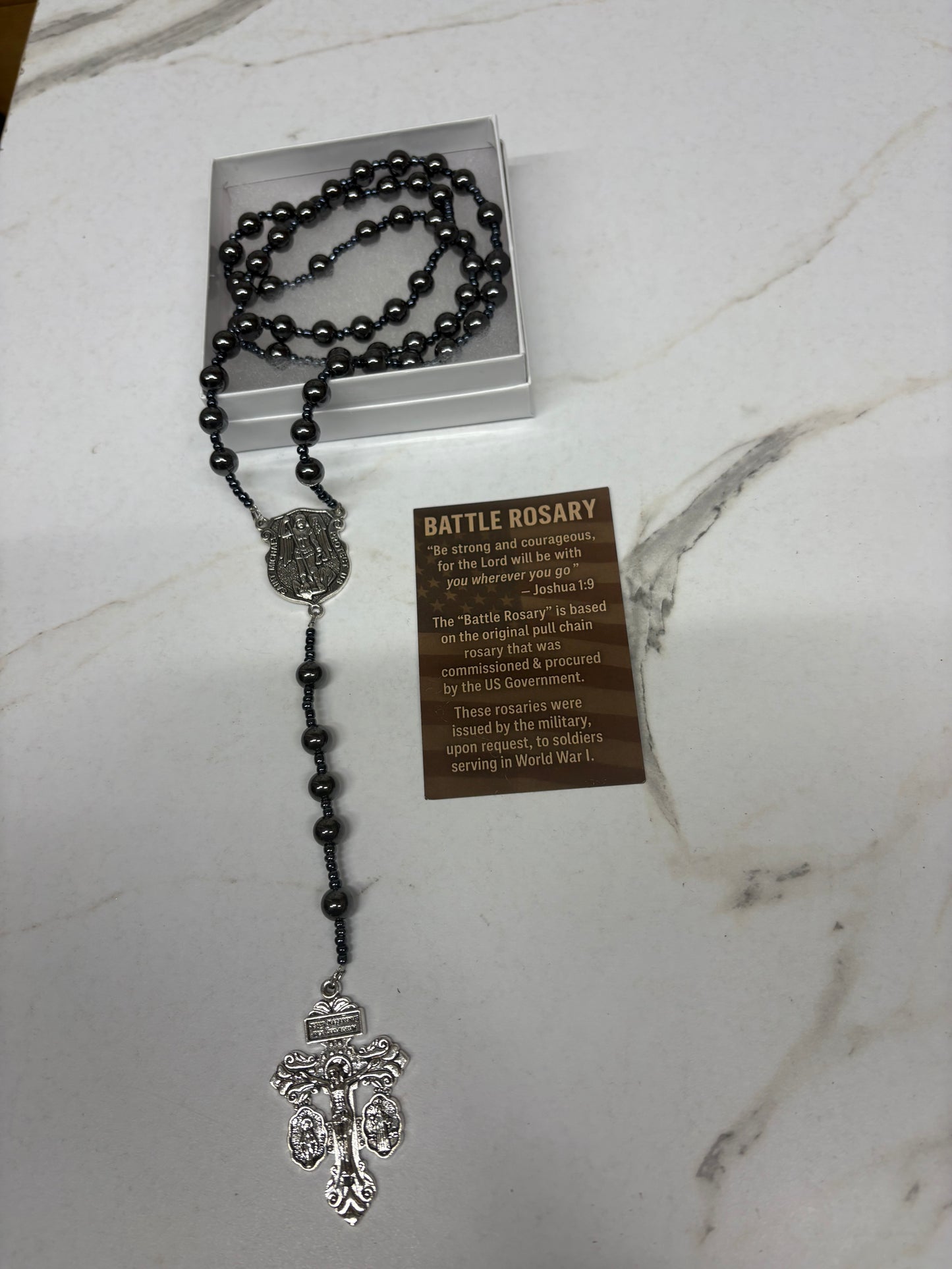 Battle Rosary - St. Michael and Pardon Crucifix