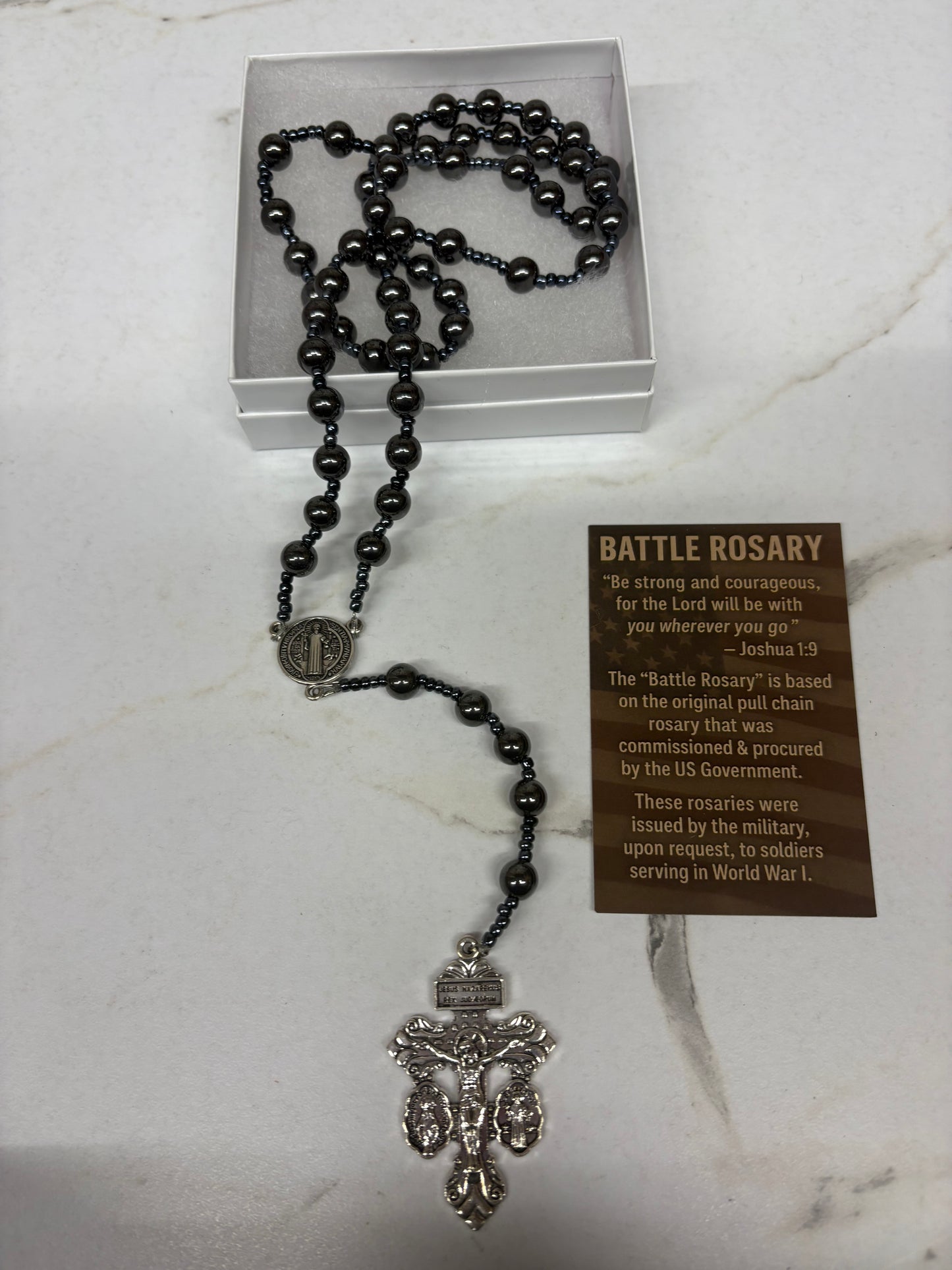 Battle Rosary - St. Benedict and Pardon Crucifix
